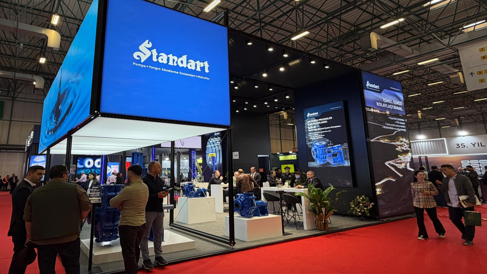 Standart Pompa, sürdürülebilir çözümleriyle Maden Türkiye Fuarı'na katıldı