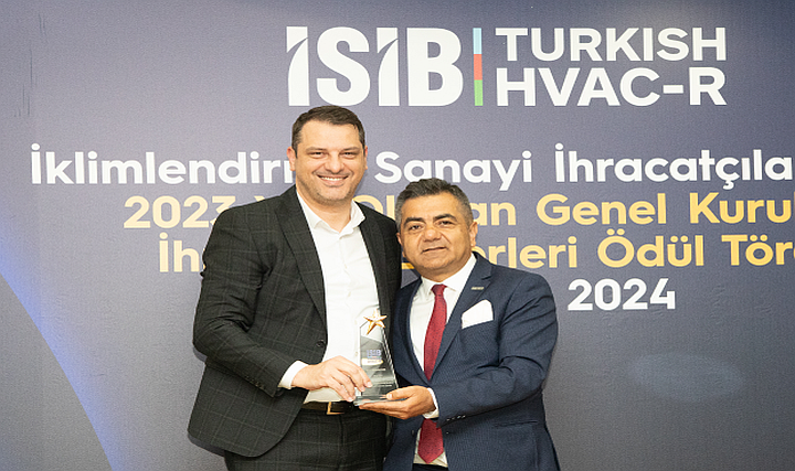 Systemair Türkiye, Alanında En Çok İhracat Yapan İkinci Firma Ödülünü Aldı