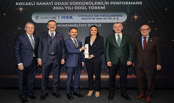 Systemair Türkiye'ye Kocaeli Sanayi Odasından "Mükemmeliyet Ödülü" Systemair Türkiye'ye Kocaeli Sanayi Odasından "Mükemmeliyet Ödülü"