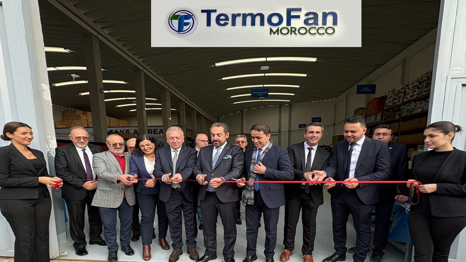 TermoFan Fas Fabrikası Resmi Açılışı Yoğun Katılımla Gerçekleşti