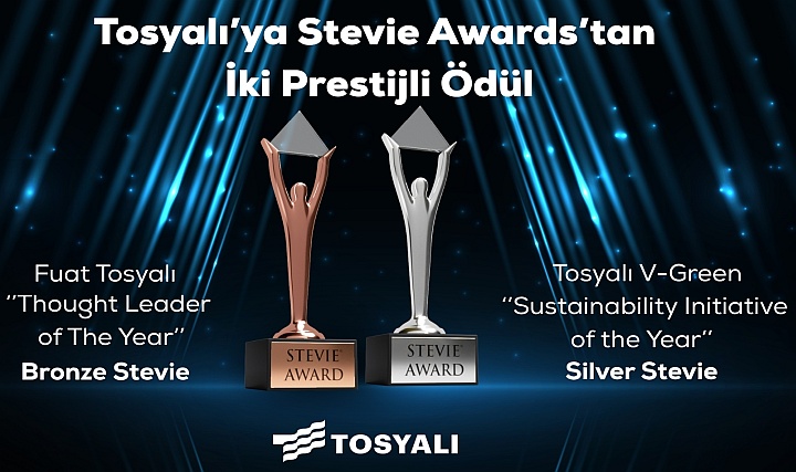 Tosyalı, Stevie Awards'ta Çifte Başarıya İmza Attı