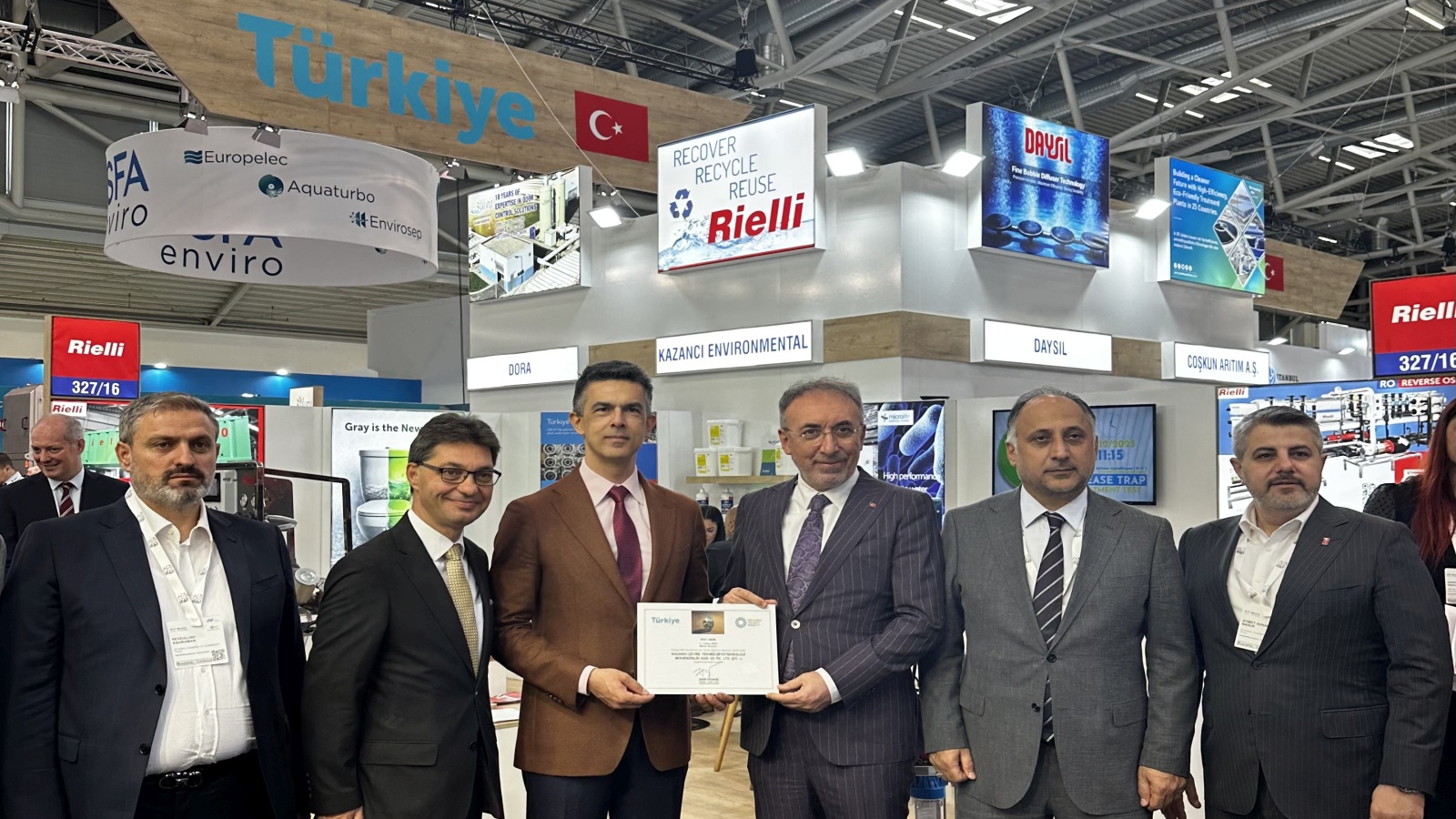 Rielli, su ve çevre teknolojilerinin global buluşmasında