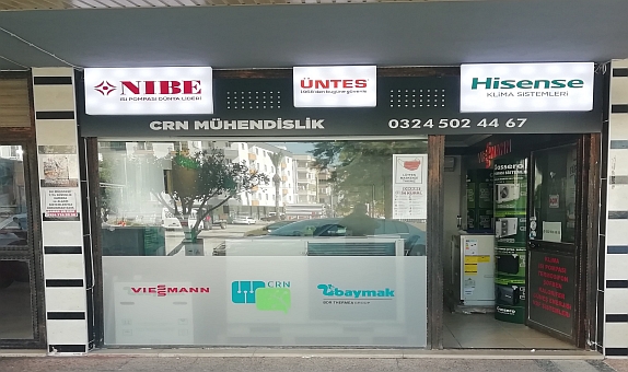 ÜNTES, NIBE ve HISENSE Markaları ile Şimdi MERSİN CRN Mühendislikte