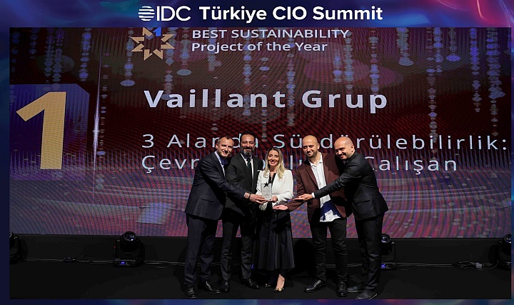 Vaillant Group Türkiye'ye 'Sürdürülebilirlikte Yılın En İyi Projesi' Ödülü