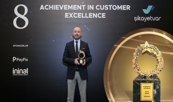 Warmhaus'a Mükemmel Müşteri Memnuniyeti Başarı Ödülü