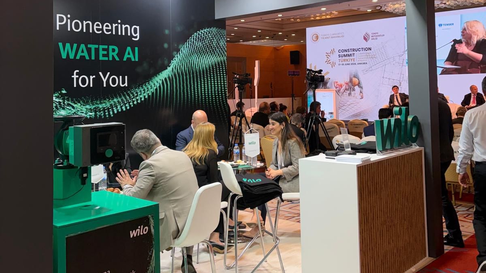 Wilo, Construction Summit Türkiye'de Geleceğin Şehirleri İçin Akıllı Su Teknolojilerini Sergiledi